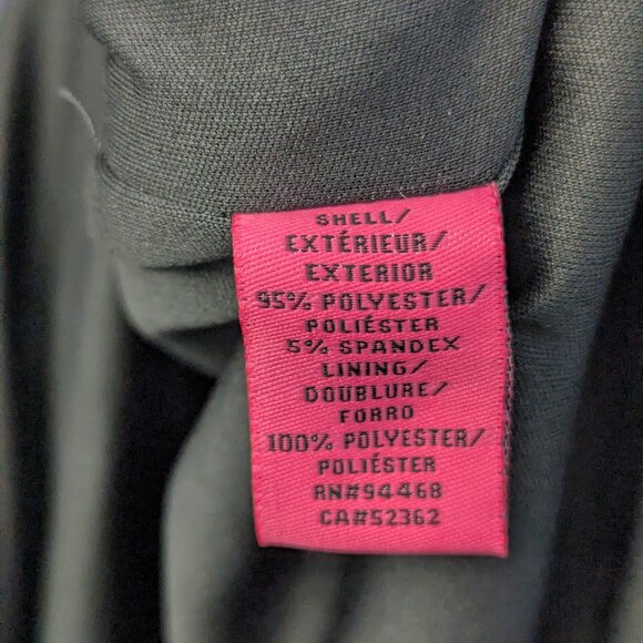 BETSEY JOHNSON Dark Floral Print Cap Sleeve Sheath Midi Dress EUC S6 - Picture 5 of 5